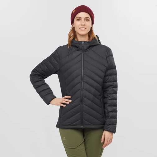 Black Salomon Essential Xwarm Down Women's Insulated Jackets | PH 70652D